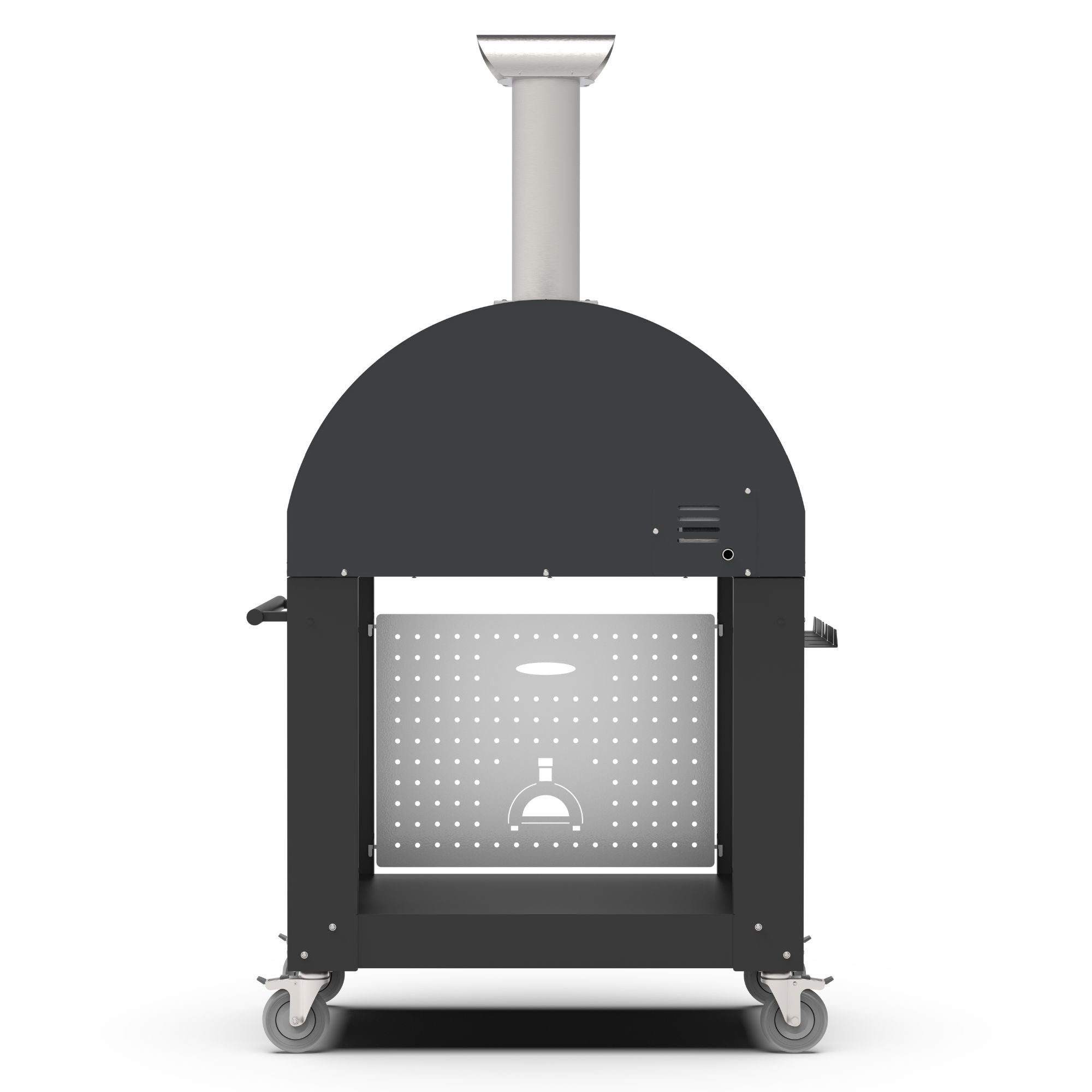 Alfa Classico 2 Pizze Freestanding Grey Pizza Oven